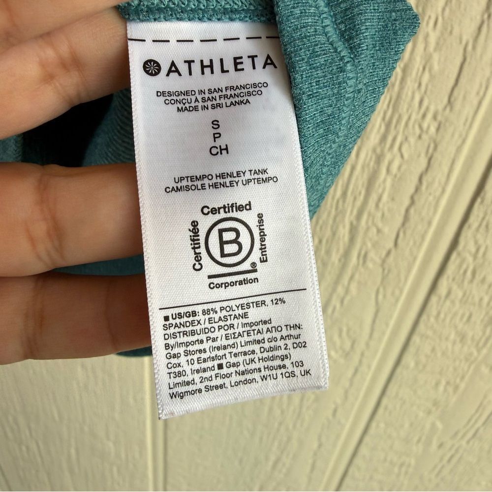 Athleta Teal Tank Top - Picture 6 of 7